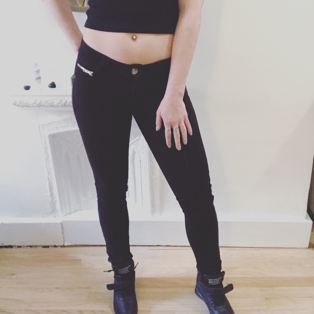 Black Stretch Skinny Denim